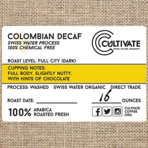 Swiss Water Colombia Decaf